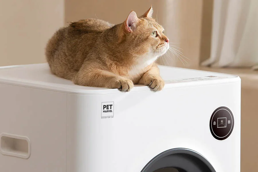electric self cleaning litter box
